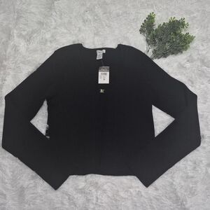 Rue21 Black Knit Cardigan Sweater M